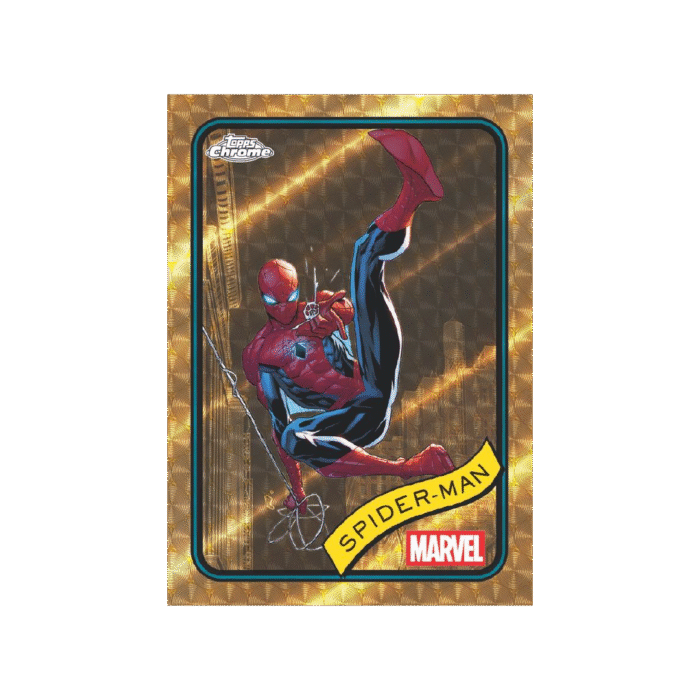 Topps_Chrome_Marvel_2025_Spiderman