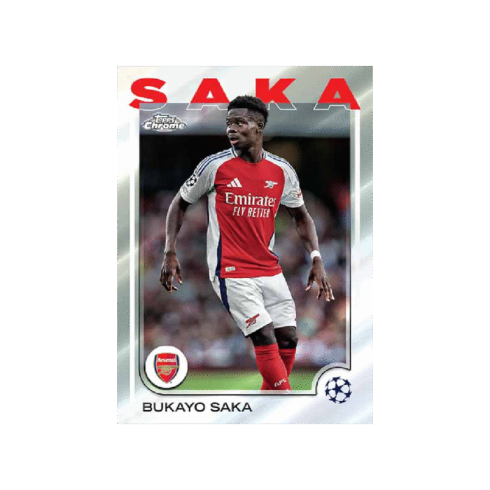 Topps_UCC_Chrome_2024_25_saka_1
